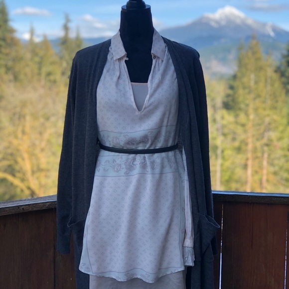 Cream and baby blue FP tunic - Picture 5 of 7